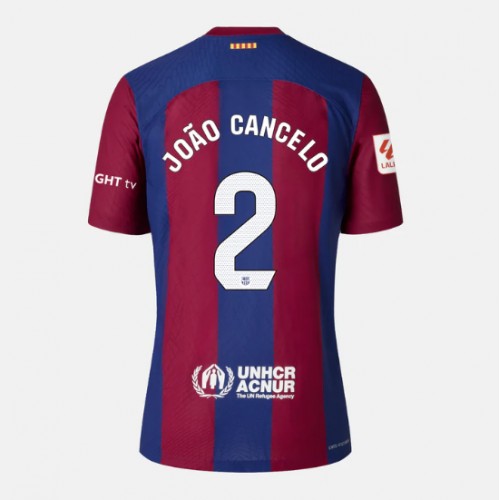 Fotbalové Dres Barcelona Joao Cancelo #2 Dámské Domácí 2023-24 Krátký Rukáv